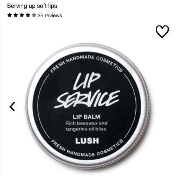 🌟HP🌟🧚♀️🌟LUSH Lip Service Lip Balm NWT - Picture 3 of 7